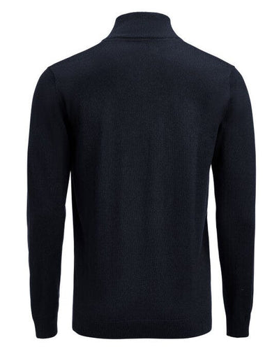 James Harvest HAR2112515 Ashland 1/2 Zip Sweater - Navy