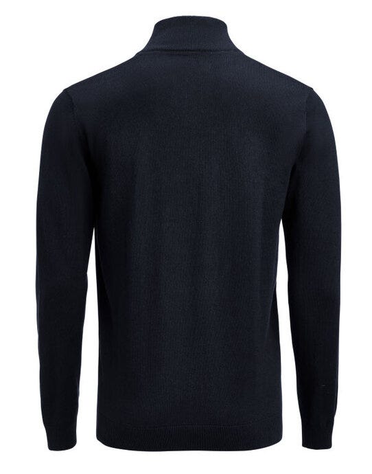 James Harvest HAR2112515 Ashland 1/2 Zip Sweater - Navy
