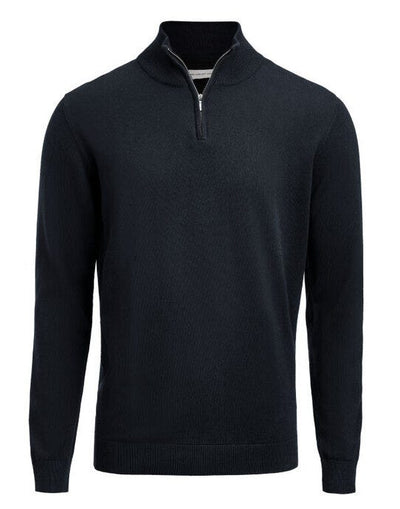 James Harvest HAR2112515 Ashland 1/2 Zip Sweater - Navy