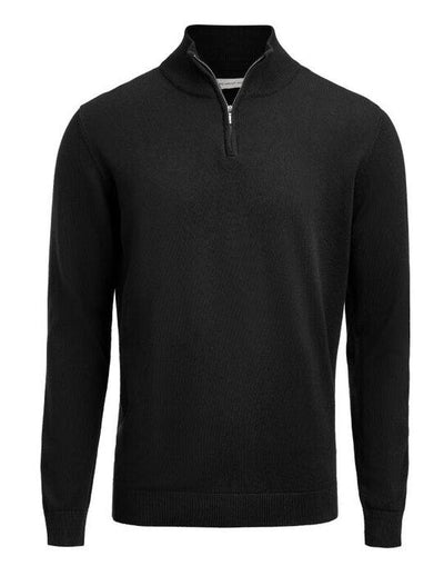James Harvest HAR2112515 Ashland 1/2 Zip Sweater - Black