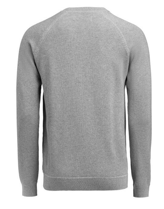 James Harvest HAR2112516 Ashland Casual Knit Sweat - Grey Melange