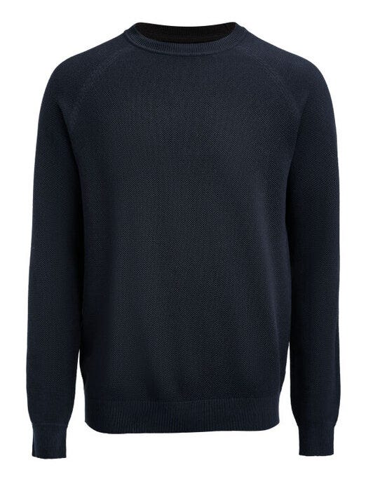 James Harvest HAR2112516 Ashland Casual Knit Sweat - Navy