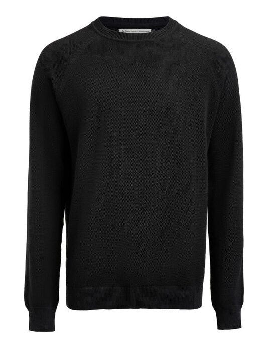 James Harvest HAR2112516 Ashland Casual Knit Sweat - Black