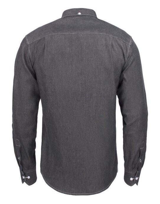 James Harvest HAR2113035 Jupiter Denim Look Shirt - Black Denim