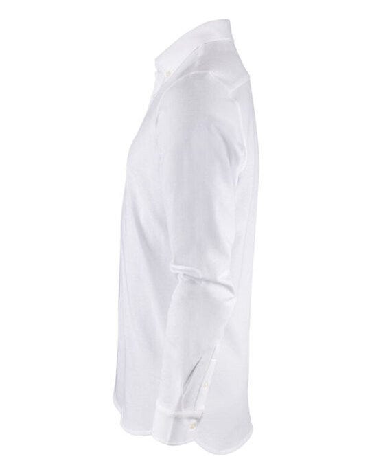 James Harvest HAR2113038 Burlingham Jersey Shirt - White