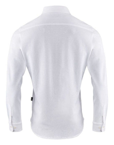 James Harvest HAR2113038 Burlingham Jersey Shirt - White