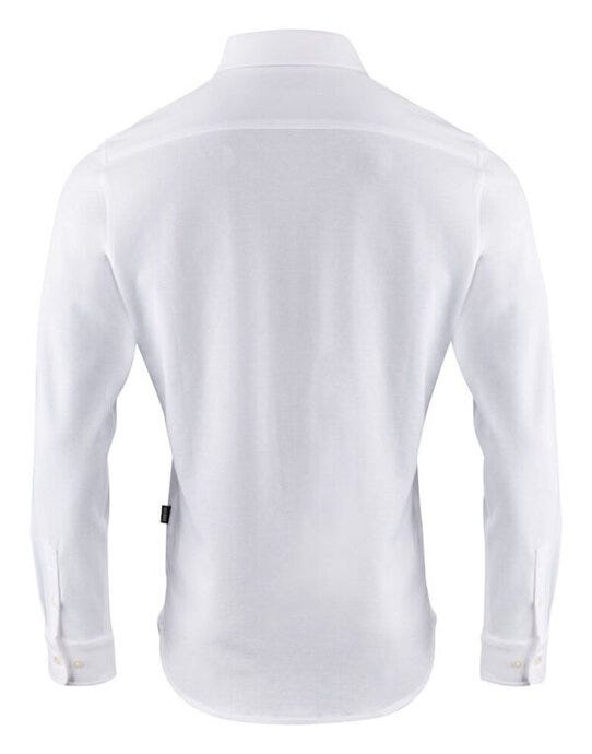 James Harvest HAR2113038 Burlingham Jersey Shirt - White