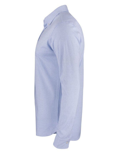 James Harvest HAR2113038 Burlingham Jersey Shirt - Light Blue