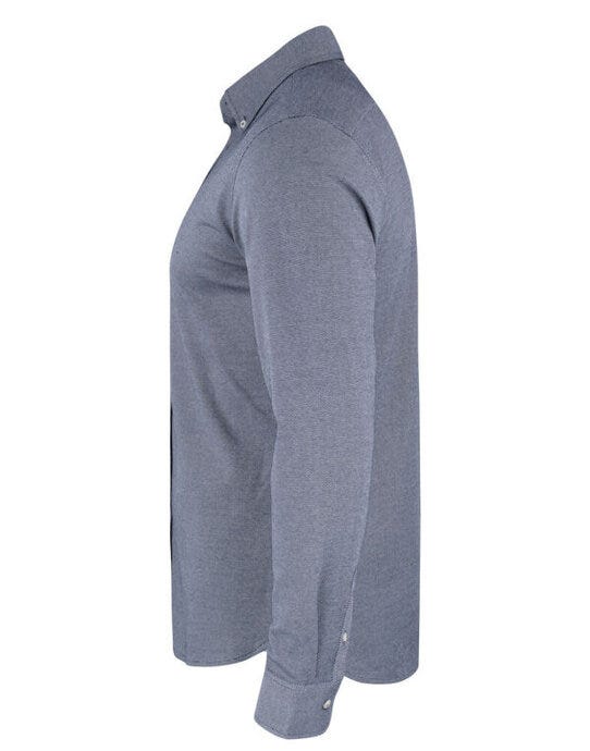 James Harvest HAR2113038 Burlingham Jersey Shirt - Navy