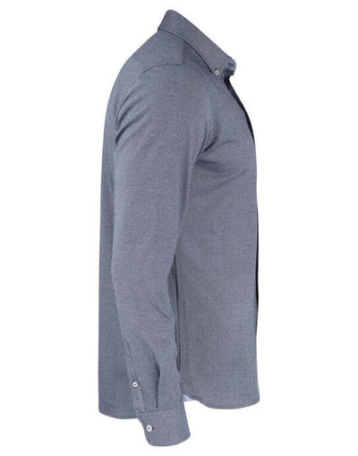 James Harvest HAR2113038 Burlingham Jersey Shirt - Navy