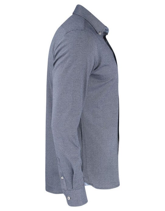 James Harvest HAR2113038 Burlingham Jersey Shirt - Navy