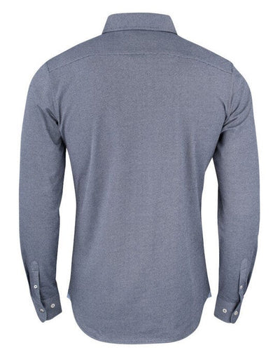 James Harvest HAR2113038 Burlingham Jersey Shirt - Navy