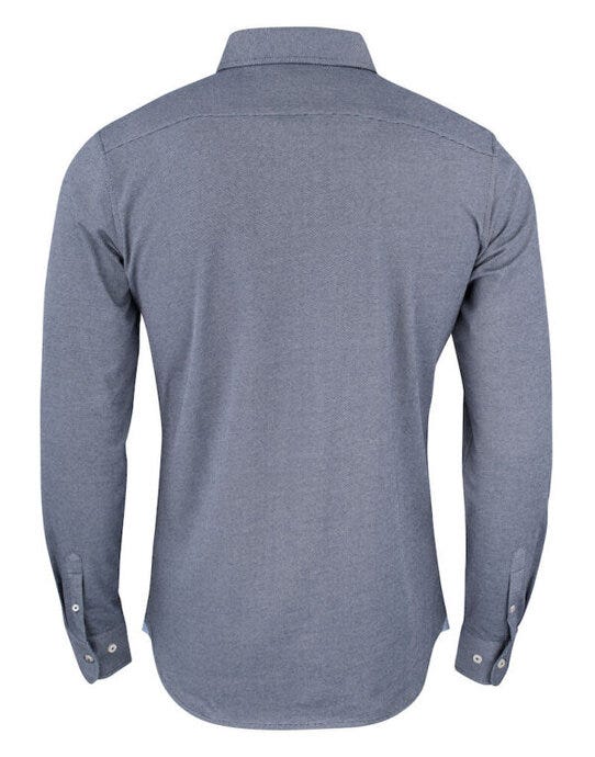 James Harvest HAR2113038 Burlingham Jersey Shirt - Navy