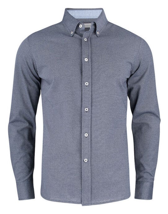 James Harvest HAR2113038 Burlingham Jersey Shirt - Navy