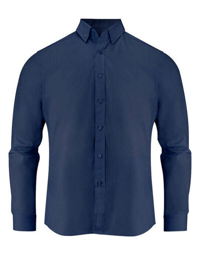James Harvest HAR2113040 Acton Business Shirt - Navy
