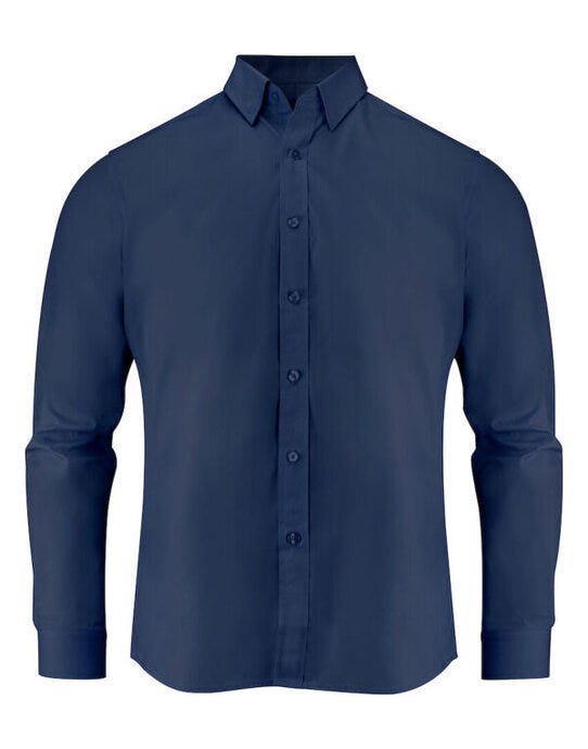 James Harvest HAR2113040 Acton Business Shirt - Navy