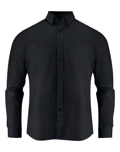 James Harvest HAR2113040 Acton Business Shirt - Black