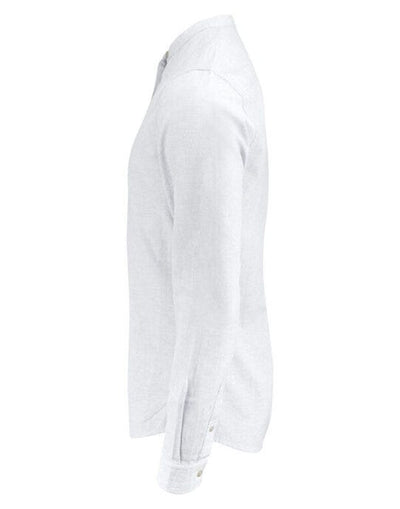 James Harvest HAR2113041 Townsend Linen-Blend Shirt - White