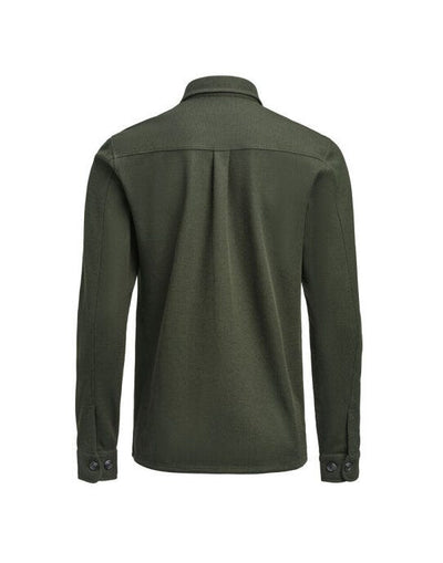James Harvest HAR2113044 Hicksville Overshirt - Pine Green