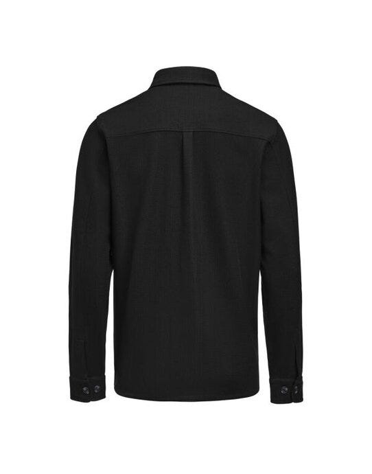 James Harvest HAR2113044 Hicksville Overshirt - Black