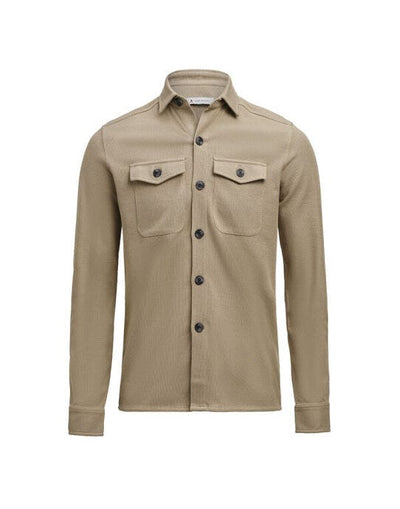 James Harvest HAR2113044 Hicksville Overshirt - Khaki