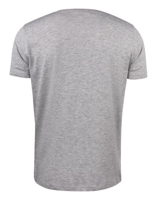 James Harvest HAR2114005 Twoville Crew Neck T-Shirt - Grey Melange