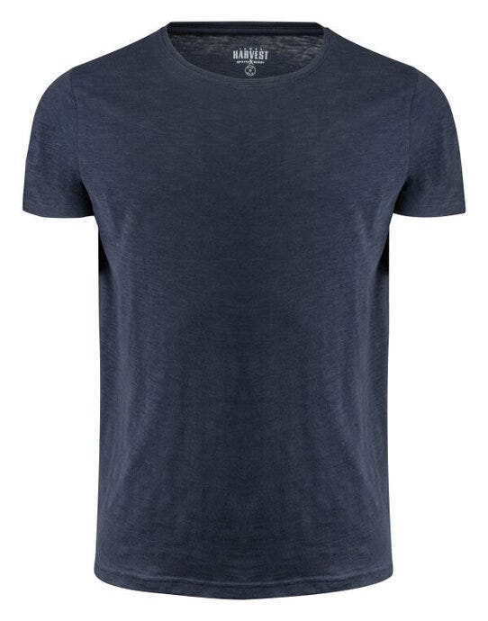 James Harvest HAR2114005 Twoville Crew Neck T-Shirt - Navy