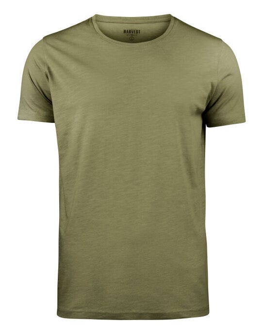 James Harvest HAR2114005 Twoville Crew Neck T-Shirt - Moss Green