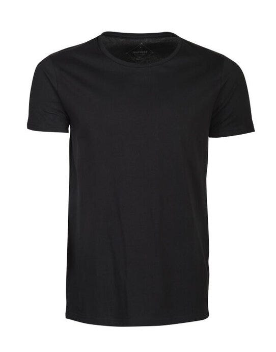 James Harvest HAR2114005 Twoville Crew Neck T-Shirt - Black