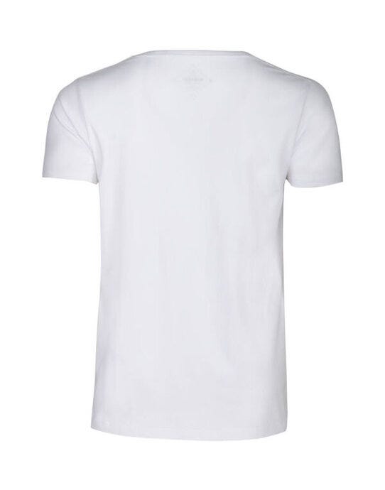 James Harvest HAR2114006 Whailford V-Neck T-Shirt - White