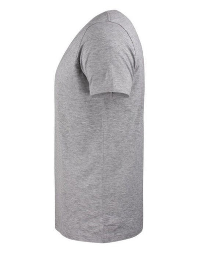 James Harvest HAR2114006 Whailford V-Neck T-Shirt - Grey Melange
