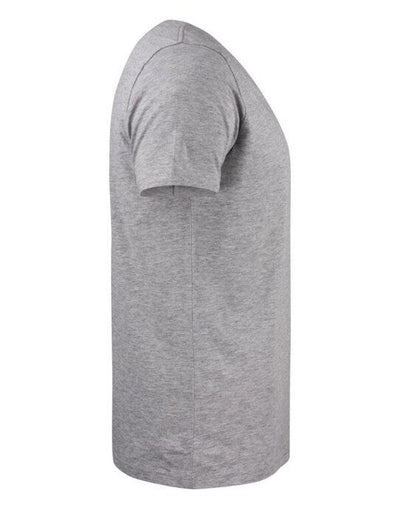 James Harvest HAR2114006 Whailford V-Neck T-Shirt - Grey Melange