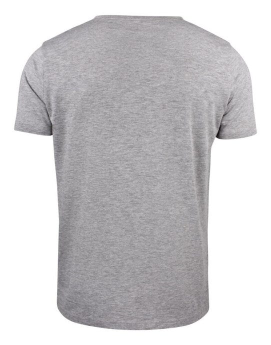 James Harvest HAR2114006 Whailford V-Neck T-Shirt - Grey Melange