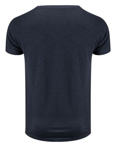 James Harvest HAR2114006 Whailford V-Neck T-Shirt - Navy