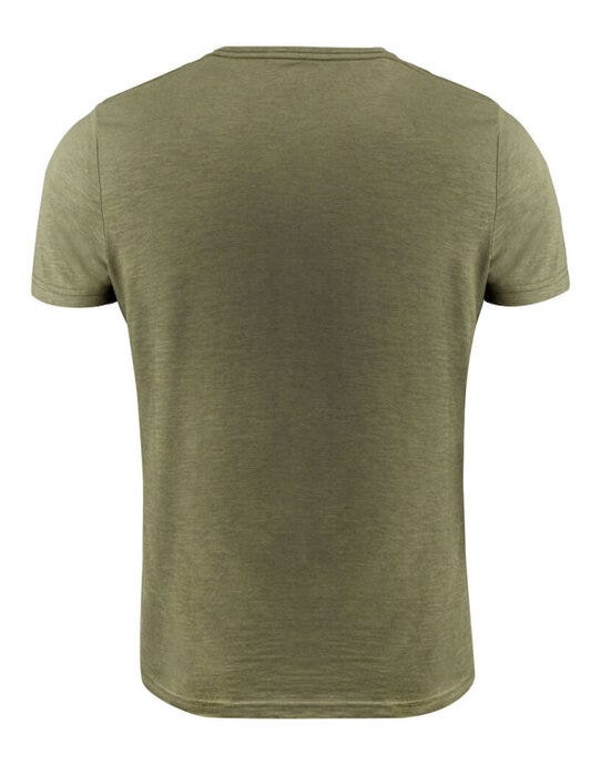 James Harvest HAR2114006 Whailford V-Neck T-Shirt - Moss Green