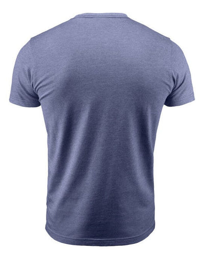 James Harvest HAR2114008 Portwillow Pocket T-Shirt - Dark Blue Melange