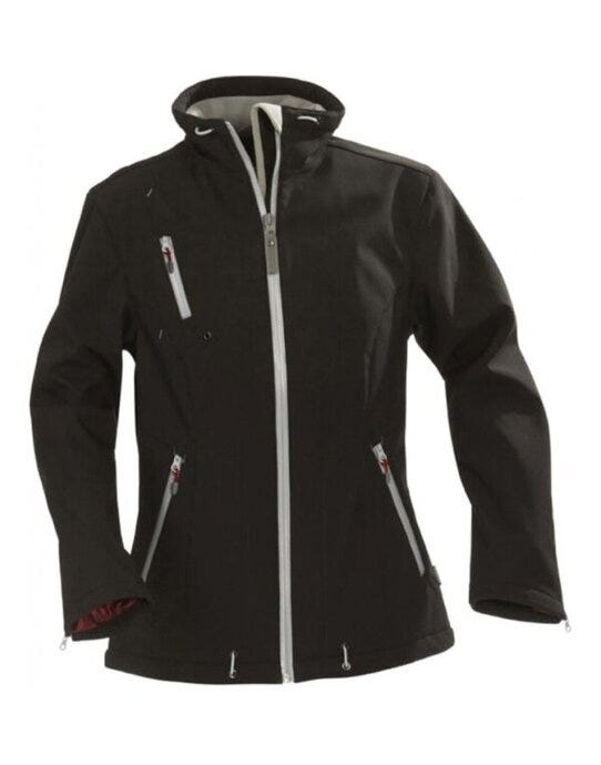 James Harvest HAR2121023 Ladies Savannah Softshell - Black