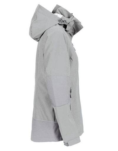 James Harvest HAR2121031 Ladies Islandblock Jacket - Light Grey