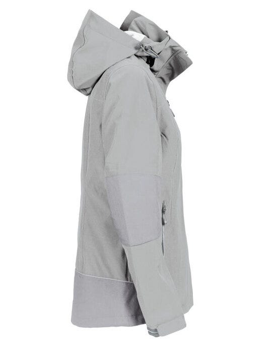 James Harvest HAR2121031 Ladies Islandblock Jacket - Light Grey