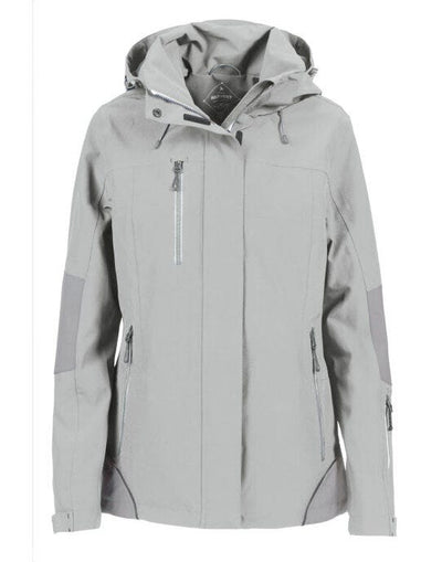 James Harvest HAR2121031 Ladies Islandblock Jacket - Light Grey