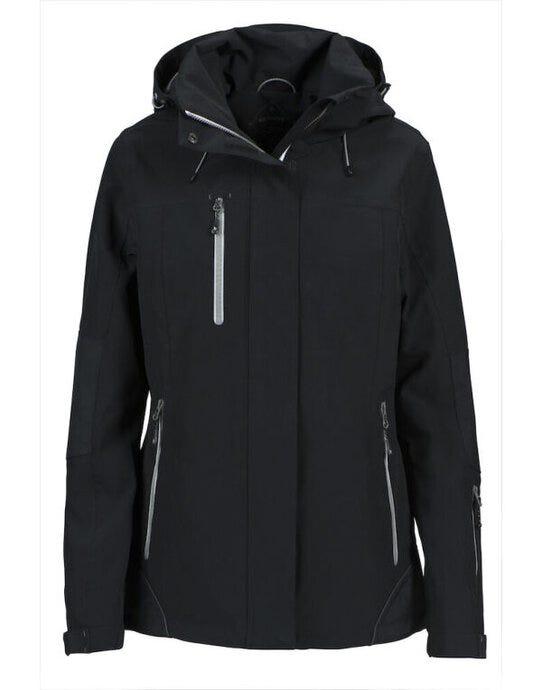 James Harvest HAR2121031 Ladies Islandblock Jacket - Black