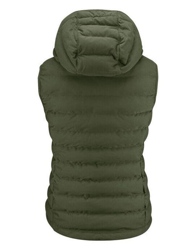 James Harvest HAR2121046 Woodlake H Ladies Vest - Moss Green