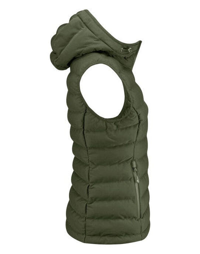 James Harvest HAR2121046 Woodlake H Ladies Vest - Moss Green
