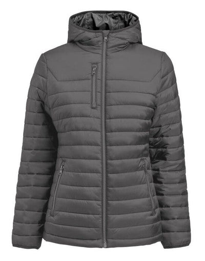 James Harvest HAR2121052 Ladies Meadows Jacket - Steel Grey