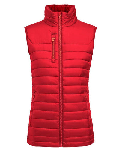 James Harvest HAR2121053 Ladies Meadows Vest - Red