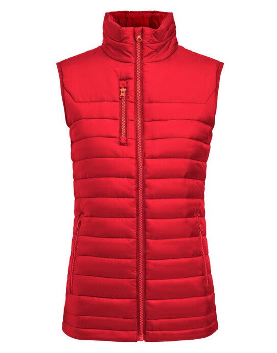 James Harvest HAR2121053 Ladies Meadows Vest - Red