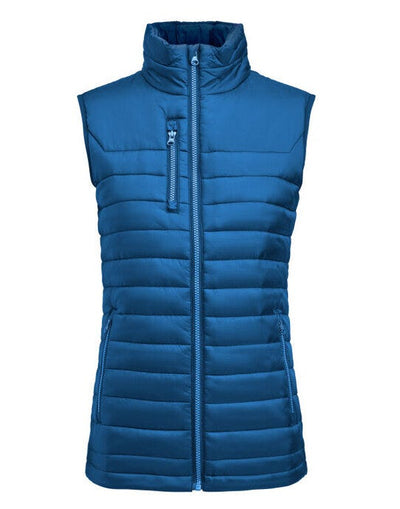 James Harvest HAR2121053 Ladies Meadows Vest - Blue