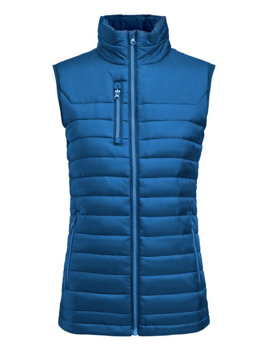 James Harvest HAR2121053 Ladies Meadows Vest - Blue