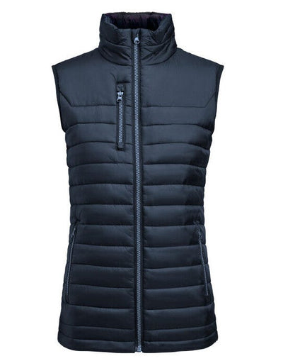 James Harvest HAR2121053 Ladies Meadows Vest - Navy