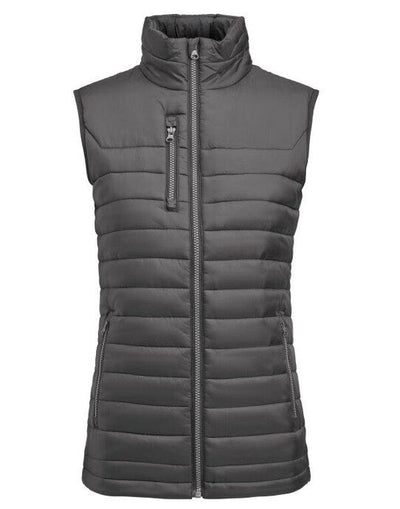 James Harvest HAR2121053 Ladies Meadows Vest - Steel Grey